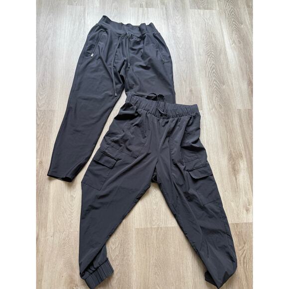 2 Pairs of Women's Black Joggers, Size Medium, All in Motion, Old Navy - Picture 1 of 10